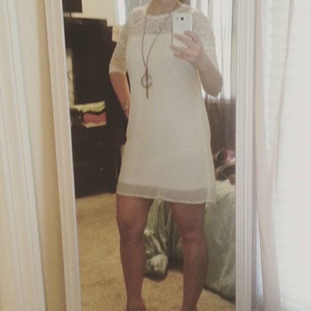 White dress